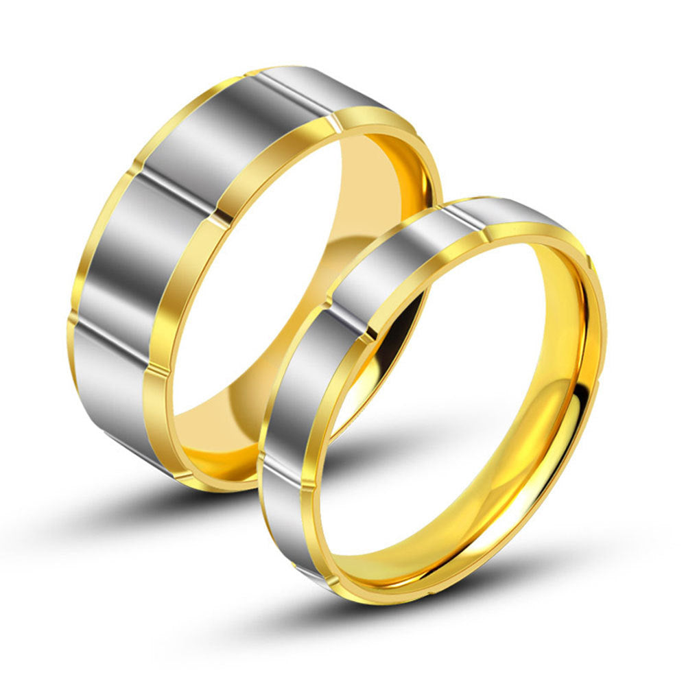 Wholesale Titanium steel couple ring